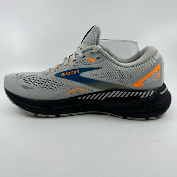 Brooks Adrenaline GTS 23 GTX waterproof Sneakers Oyster Mushroom/Orange/Blue SZ9 - Picture 4 of 11